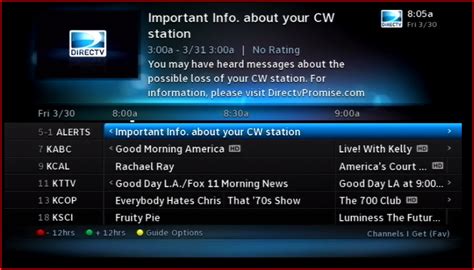 The directv channel guide — everything you want is here. Will You Lose DIRECTV Channels Tomorrow? - The Solid ...