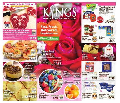 Do you know what's fresh in the kings supermarket for this season? Kings Food Markets Circular February 8 - 14, 2019. View ...