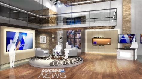 Wgn Tv 9 News And Broadcast Studio Design — Provost Studio