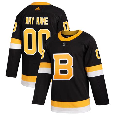 Mens Boston Bruins Adidas Black 201920 Alternate Authentic Pro