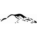 Mountain Clipart Hills Clip Icon Map Hill