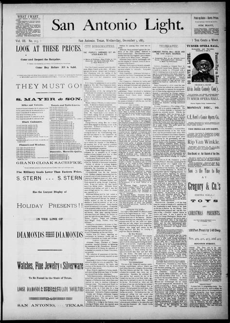 The San Antonio Light (San Antonio, Tex.), Vol. 3, No. 213, Ed. 1
