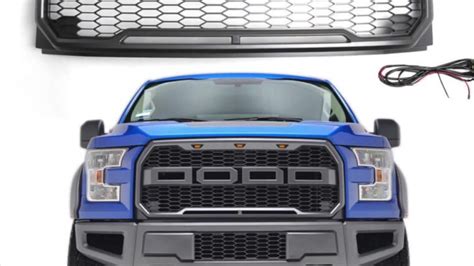 Car Mesh Bumper Grille Upgrade Front Grill Fit For Ford F150 2015 2016