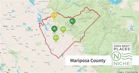Mariposa County Map