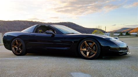 C5 Corvette Black Wheels