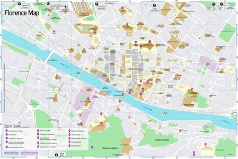 Florence Walking Map