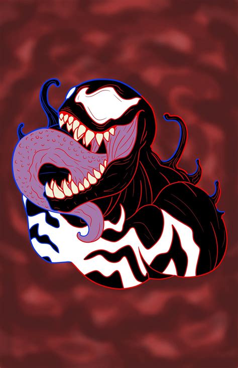 Venom Symbiote Vinyl Sticker Decal Etsy
