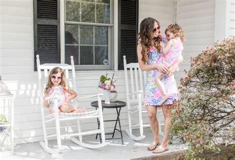 Mommy And Me Lilly Pulitzer From Saybrook Home Mom And Daughter