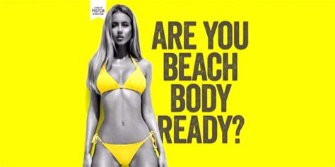 Protein World Are You Beach Body Ready Ad Launches In New York City