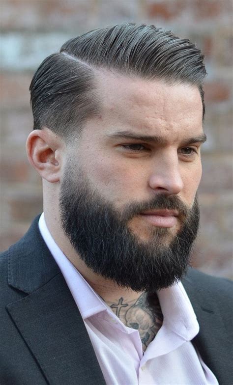 Most men want their hair to be cut short on the sides and the back one way or another, and this is the. Top 30 Hairstyles For Men With Beards