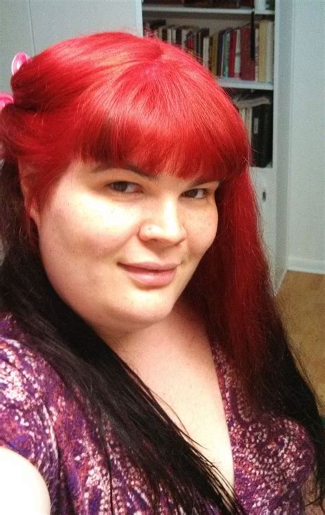 Splat's Crimson Obsession hair color. Red to black ombre ...