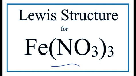 No3 Lewis Structure