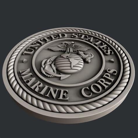 3d Stl Models For Cnc Router Us Navy Marines Army And Airforce 3d Model