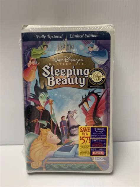 1997 WALT DISNEY S Sleeping Beauty VHS Limited Edition Fully Restored