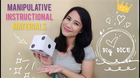 Diy How To Make Dice Manipulative Instructional Materials Youtube