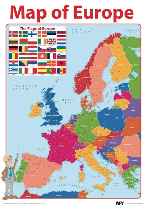 Buy Of Europe Educational S And Colourful Wall Charts For Children
