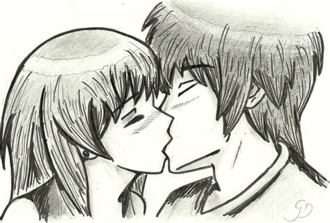 Manga People Kissing By Guillhero Nl On Deviantart