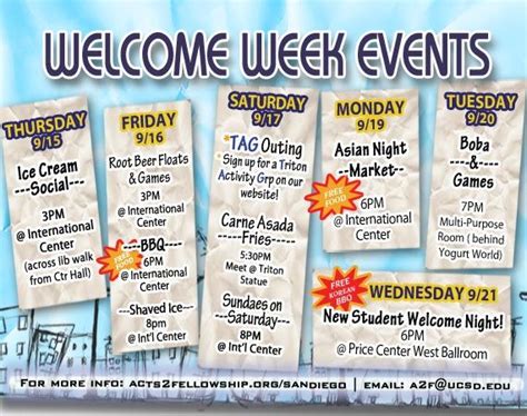 Welcome Week Events Welcome Week College Event Ideas College Event