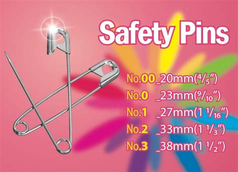 Assorted Size All Steel Safety Pins Goldstar Tool