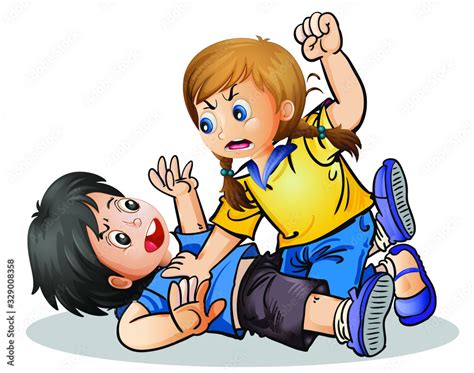 Children Are Fighting Clipart Free Download Transparent Png Clip
