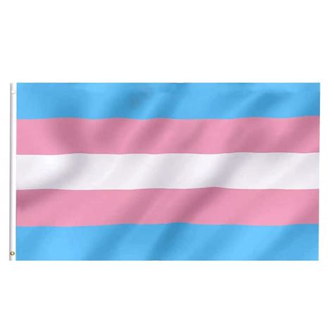 Bandera Transgénero Lgbtq Banderas Trans Del Orgullo Grande Etsy México