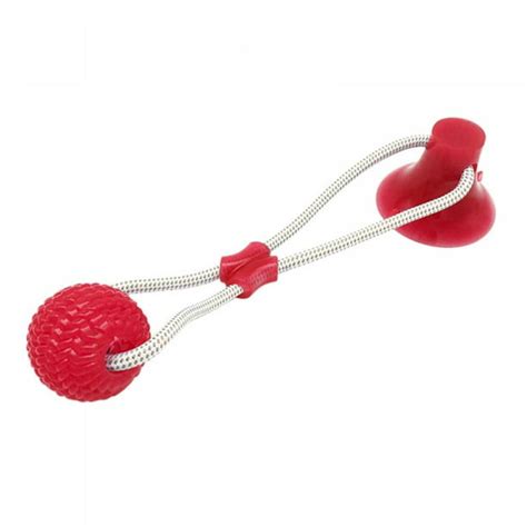 Eleaeleanor Suction Cup Dog Toy Puppy Rope Chew Toys Interactive Tug Of