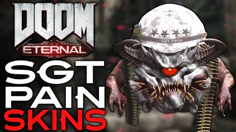 Doom Eternal Sgt Pain Elemental Skins Showcase Youtube