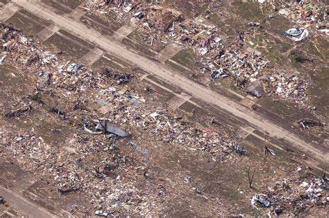 Oklahoma Tornado Tears Massive Path Of Death Destruction Earth