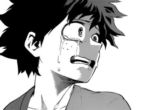 My Hero Academia Bnha Izuku Midoriya Deku Anime Crying Sad