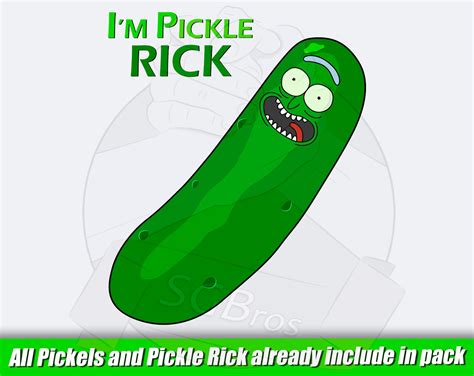 Rick and Morty Pickle Rick Pickle Rick svg Pickle Rick png | Etsy