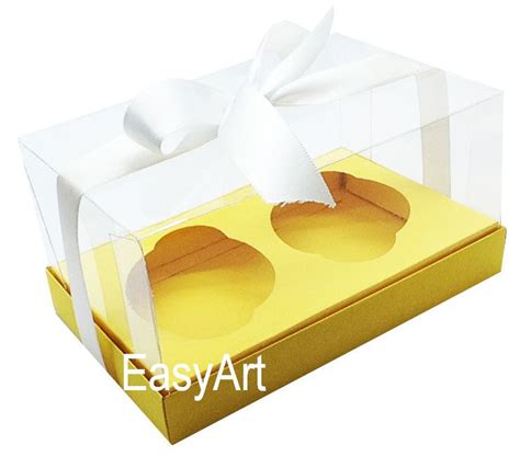 caixas para 02 cupcakes easy art embalagens artesanais