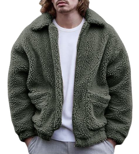 Sale Fuzzy Jacket For Men In Stock