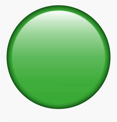 Green Circle Emoji Free Transparent Clipart Clipartkey
