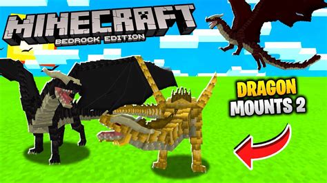 Mais Épico Mod De DragÃo Para Minecraft Pe Dragon Mounts 2 Addon Mcpe