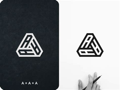 Aaa Monogram Logo By Meizzaluna Design On Dribbble