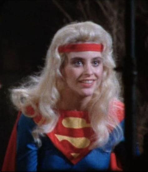 Helen Slater In The Prototype Costume For The 1984s ‘supergirl It