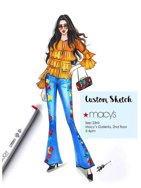 Live Sketch At Macys Fall Fashion Event — Fashion And Beauty