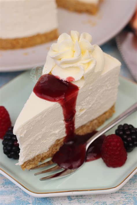 No Bake Vanilla Cheesecake Back To Basics Janes Patisserie