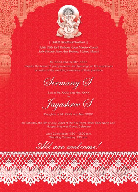 Editable Hindu Wedding Invitation Cards Templates Free Download Free Printable Templates