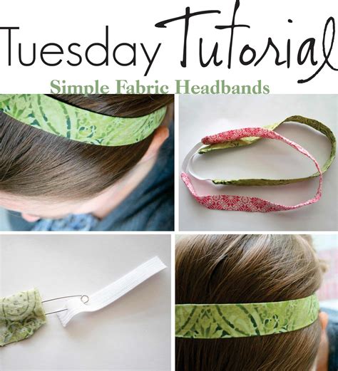 The Creative Place Tuesday Tutorial Simple Fabric Headbands