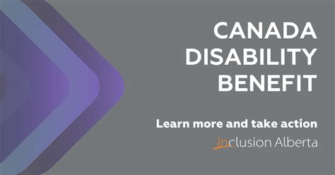 Canada Disability Benefit Learn More And Take Action Inclusion Alberta