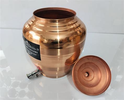 Handmade Pure 100 Copper Water Pot 12 Liter Including 2 Etsy