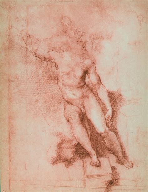 Study For A St John The Baptist Drawing By Raffaello Sanzio