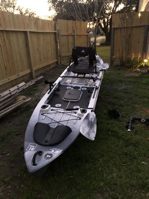 Photos may show optional equipment. Ascend 128T Fishing kayak for Sale in Cypress, TX - OfferUp