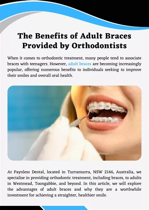 Ppt The Benefits Of Adult Braces Provided By Orthodontists Powerpoint