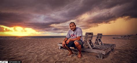 Captain Kimo Self Portrait At Beach During Sunrise Hdr Photography By