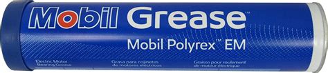 Mobil Polyrex Em Electric Motor Bearing Grease Blue 137 Oz Tube
