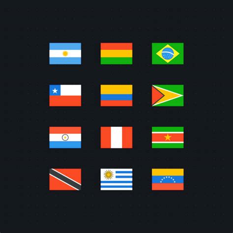 Best Latin American Flags Illustrations Royalty Free Vector Graphics