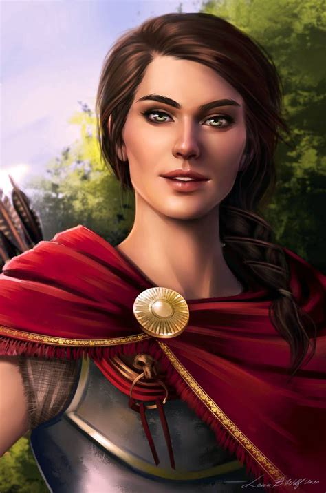 Kassandra Assassin S Creed Patreon Portraits By Lenabwolf On Deviantart Assassins Creed