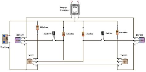 How To Make 12v Dc To 220v Ac Converterinverter Circuit Design